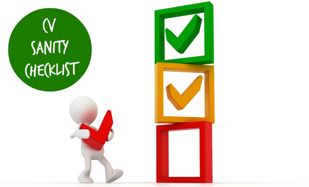 CV Sanity Checklist