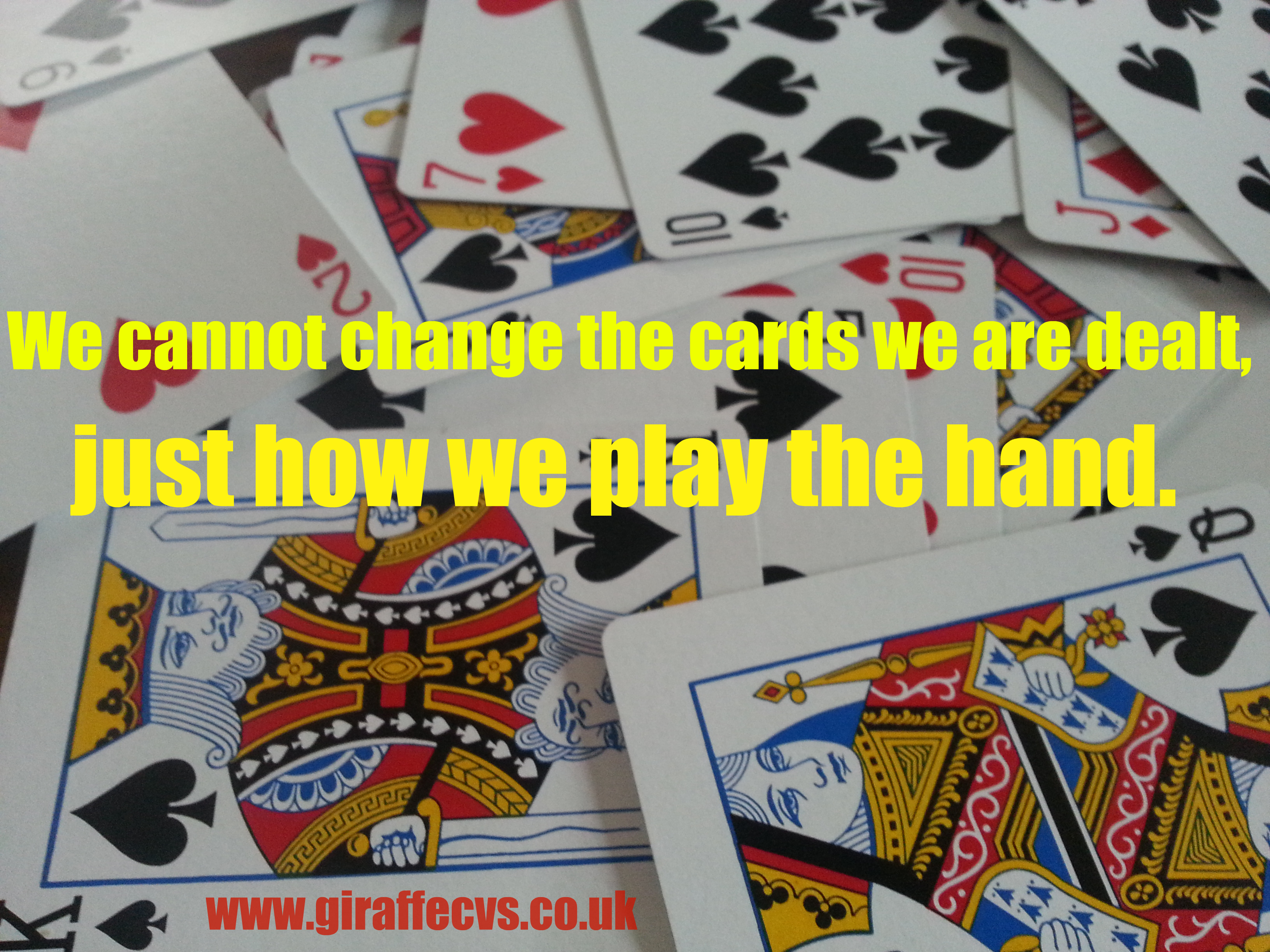 Play your cards right to secure your dream job